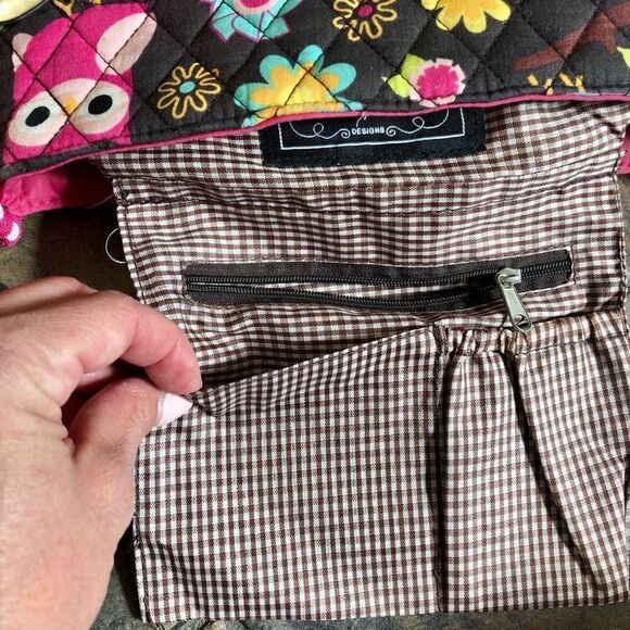 SazyBee Owl Flower Butterfly Girl’s Fabric Purse - Picture 12 of 16